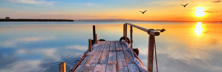 Peaceful dock image - Lesley Carver Evenings of Clairvoyance